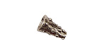 Green Girl Pewter Bumpy Cone 14x9mm