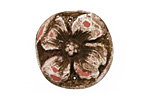 Humble Beads Polymer Clay Pink Dogwood Blossom Pendant 26-27mm