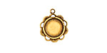 Stampt Antique Brass Spring Blossom Round Setting 9mm