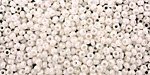 TOHO Opaque Rainbow White Round 11/0 Seed Bead