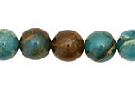 Turquoise Impression Jasper Round 12mm