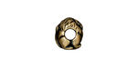 TierraCast Antique Brass (plated) Lion Euro 9x11mm