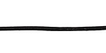 Black Round Leather Cord 2mm