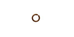 Vintage Bronze Enameled Copper Round Jump Ring 6mm, 18 gauge