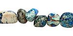 Midnight Blue Impression Jasper Tumbled Nugget 5-8x10-12mm