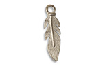 Vintaj Pewter Native Feather 8x28mm
