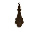 Vintaj Natural Brass Etruscan Drop Altered Blank 12x33mm
