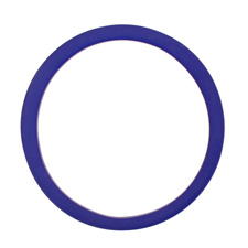 Trinket Foundry Cobalt Large Glass Bottle Ring 60-62mm