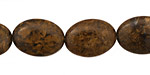 Bronzite Flat Oval 18x13-14mm