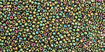 TOHO Higher Metallic Iris Olivine Round 11/0 Seed Bead