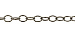 Gunmetal Oval Cable Chain