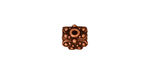 TierraCast Antique Copper (plated) Raja Pendant Cap 6x9mm