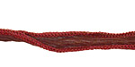 Chocolate/Garnet Blend Hand Dyed 100% Silk Ribbon 1/2"