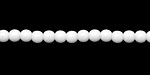 Czech Glass Opaque White Round 4mm