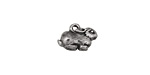 Green Girl Pewter Tiny Bunny Charm 15x10mm