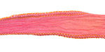 Mango Blend w/ Orange Edges Hand Dyed 100% Silk Ribbon 1/2"