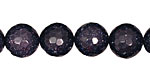 Blue Goldstone Faceted Round 12mm