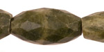 Vessonite Faceted Rice 26-33x14-17mm