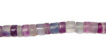 Rainbow Fluorite Heishi 6mm