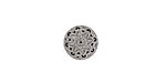 Lillypilly Black Lace Anodized Aluminum Disc 11mm, 22 gauge