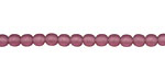 Czech Glass Matte Amethyst Round 4mm