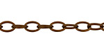 Vintaj Natural Brass Fine Oval Cable Chain