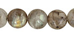 Labradorite Puff Coin 14mm