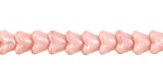 Czech Glass Luster Pink Bellflower 6x7mm