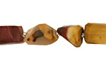 Mookaite Faceted Nugget 11-15x9-11mm