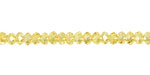 Daffodil AB Crystal Faceted Rondelle 3mm