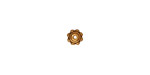 TierraCast Antique Gold (plated) Beaded Bead Cap 5mm