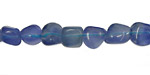 Blue Green Fluorite Tumbled Nugget 7-13x6-12mm