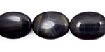 Blue Tiger Eye Flat Oval 20x15mm