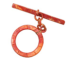 Patricia Healey Copper Large Lined Toggle 24x29mm, 41mm