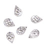 Crystal Clear Faceted Teardrop 6x9mm