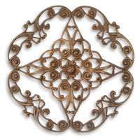 Vintaj Natural Brass Full Diamond Circle Filigree 61mm