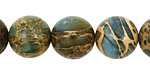 Blue Impression Jasper Round 14mm