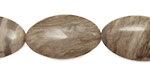 China Silver Leaf Horse Eye 28x16mm