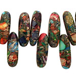 Mardi Gras Mosaic Stone Stick 6-8x13-25mm