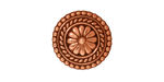 TierraCast Antique Copper (plated) Bali Button 18mm