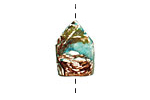 Humble Beads Polymer Clay Tree House 20x14mm