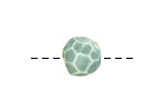 Gaea Ceramic Cerulean Geode Round 11-12x13-14mm