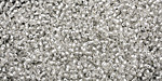 TOHO Crystal (with Silver Lining) Round 15/0 Seed Bead