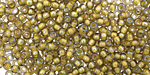TOHO Luster Black Diamond (with Opaque Yellow Lining) Round 8/0 Seed Bead