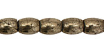 Golden Pyrite (silver tone) Rice 10x8mm