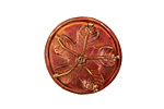 Patricia Healey Copper Floral Button 24mm