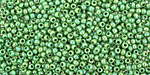 TOHO Opaque Rainbow Mint Green Round 11/0 Seed Bead