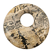 Artistic Jasper Off Center Donut 50mm