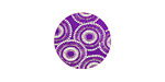 Lillypilly Purple Dandelion Anodized Aluminum Disc 19mm, 24 gauge