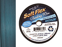 Soft Flex Dark Blue Lapis .019" (Medium) 49 Strand Wire 30ft.